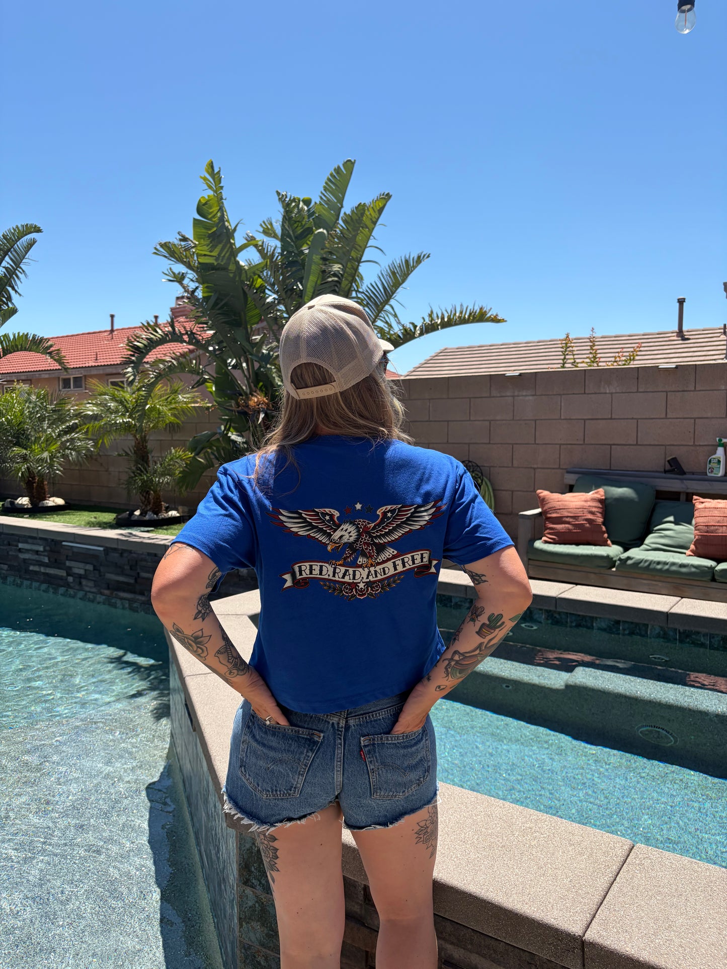 4th of July Crop Tshirts