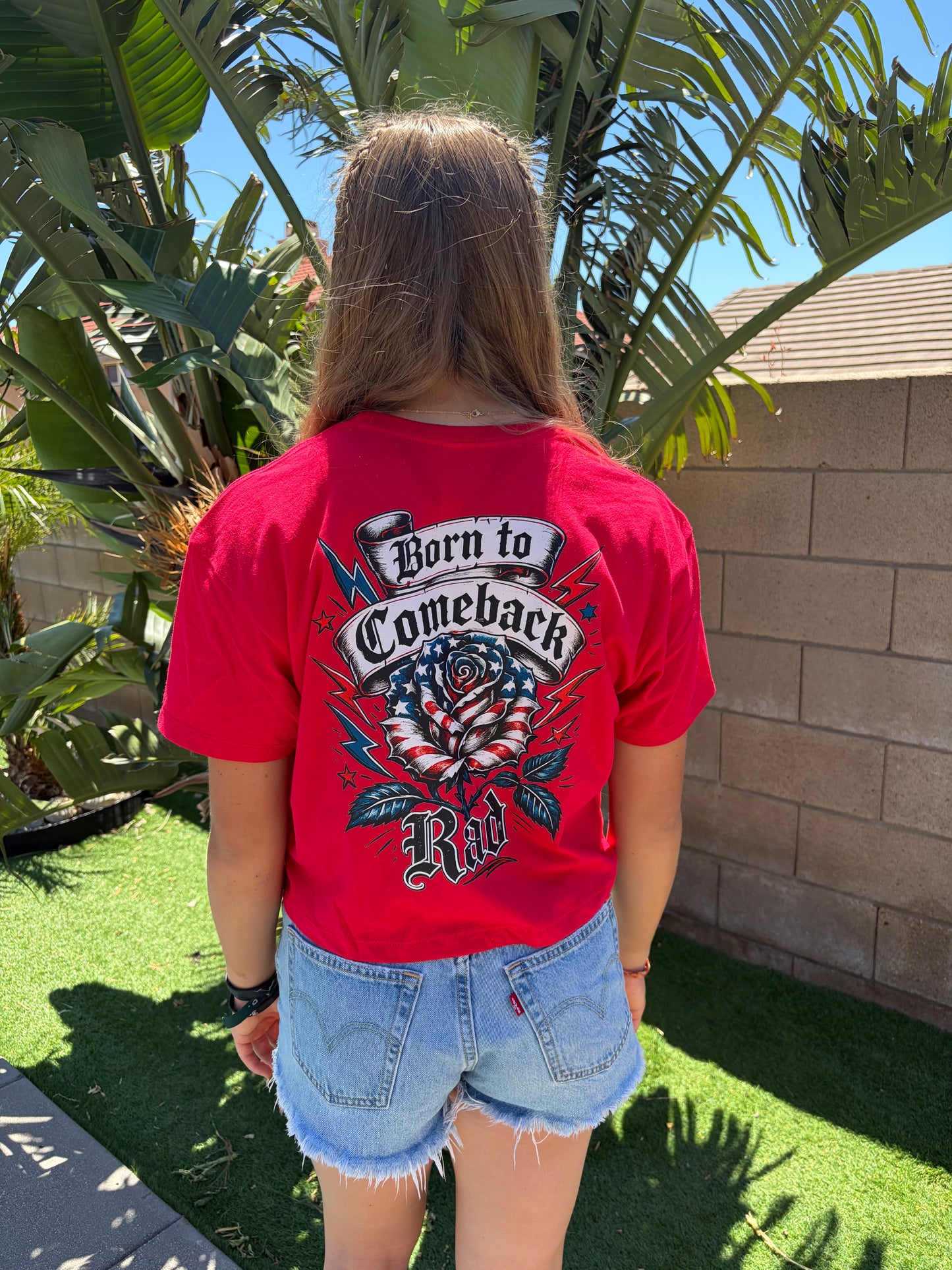 4th of July Crop Tshirts