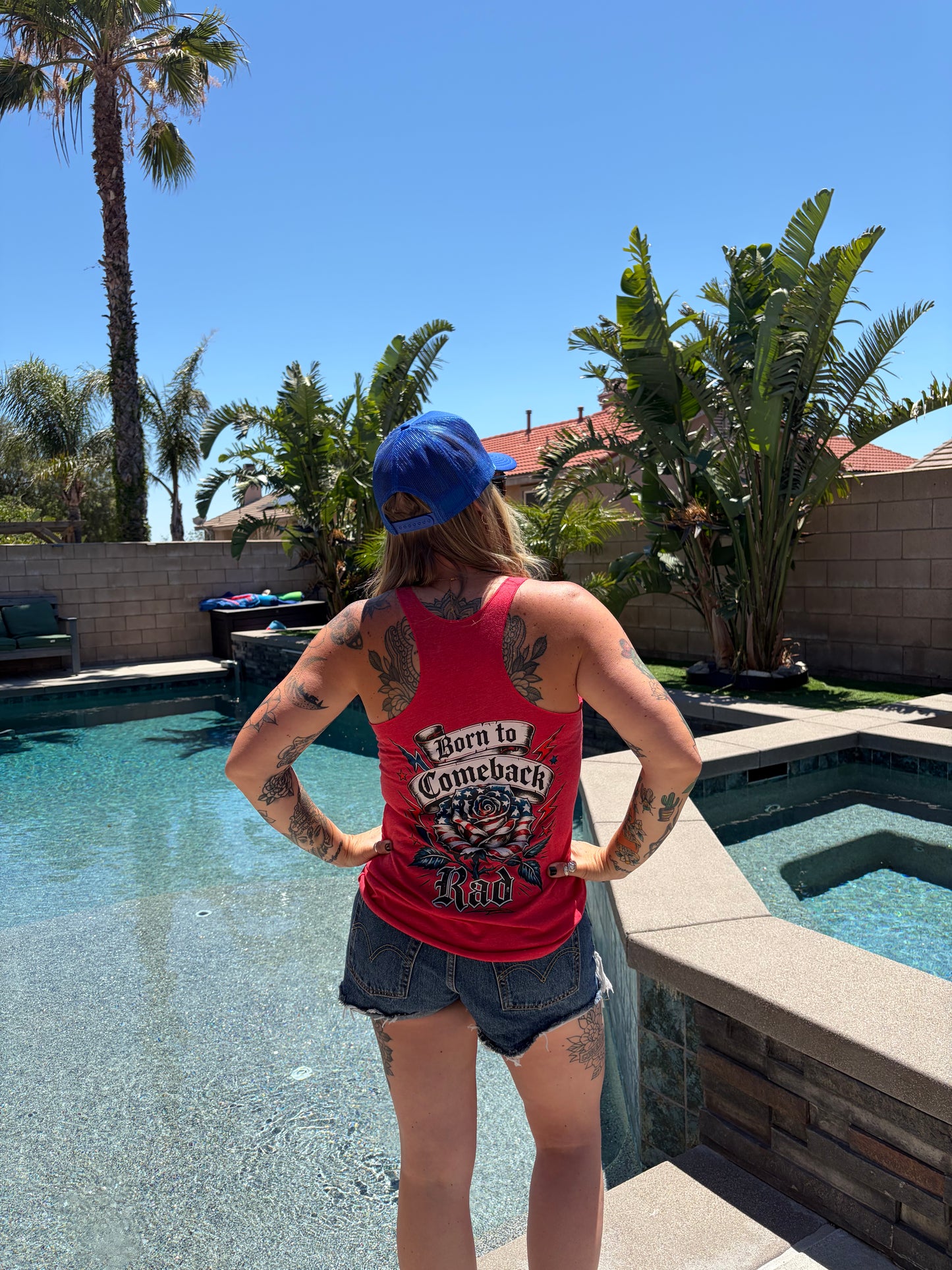 4th of July Women's Tank Tops