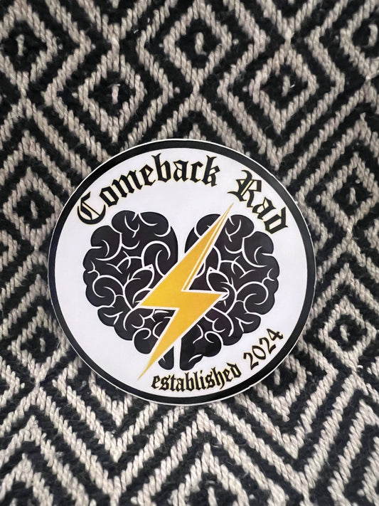 Comeback Rad Logo sticker