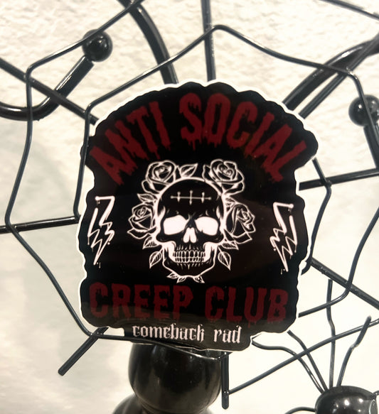Anti-Social Creep Club Sticker