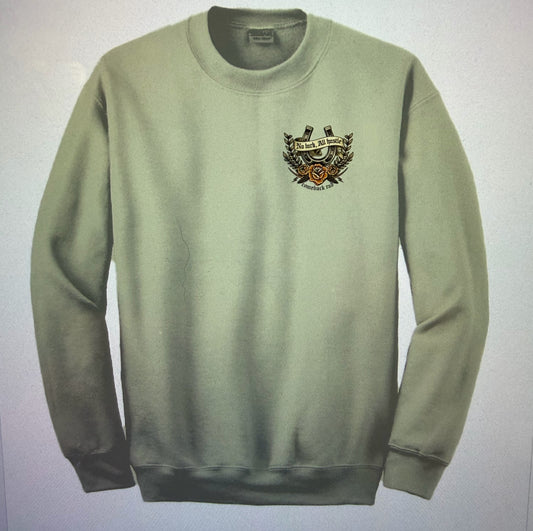 No Luck All Hustle Unisex Crewneck