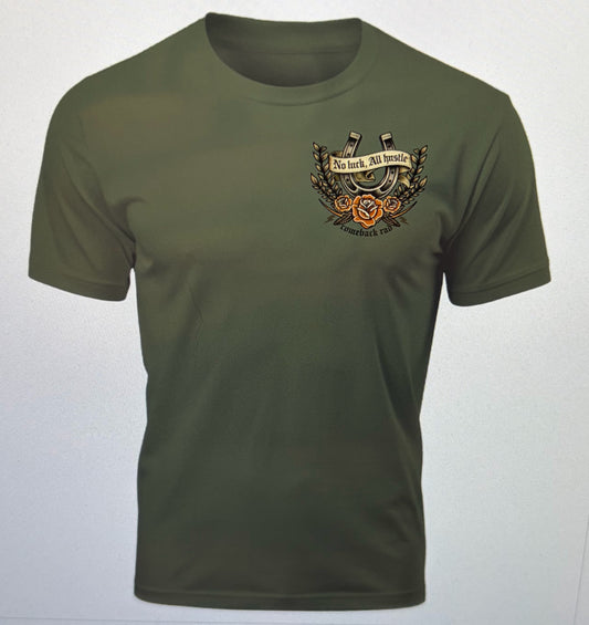 No Luck All Hustle Unisex Tee