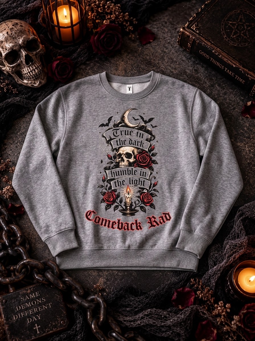 True in the Dark Humble in the Light Unisex Crewneck