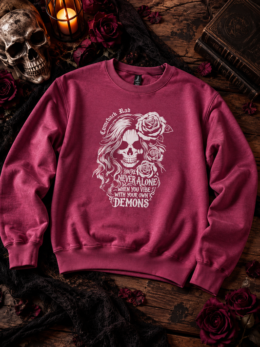Vibin with your own Demons Crewneck